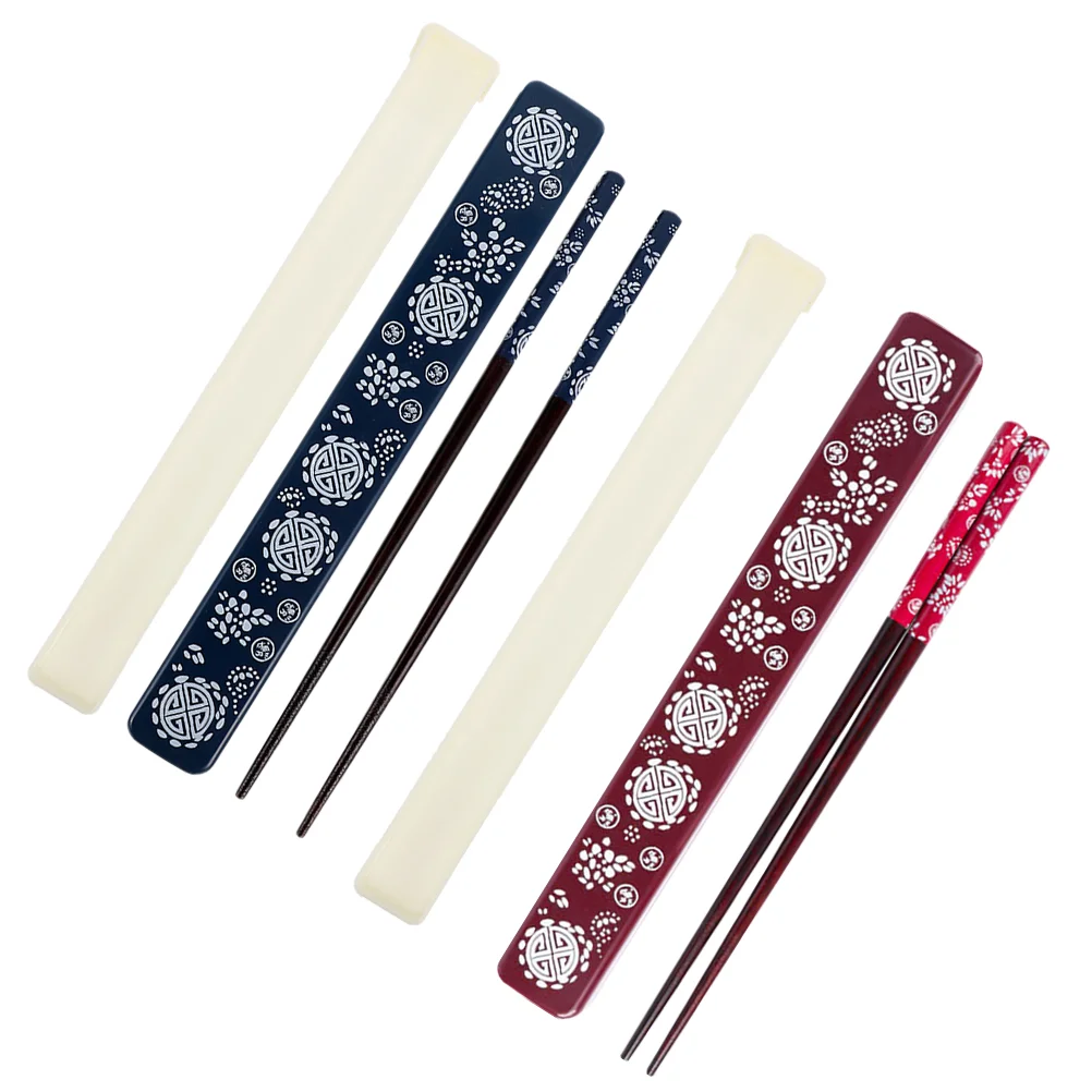 

2 Sets of Kitchen Cutlery Anti-skid Household Chopsticks Practical Cutlery Gifts