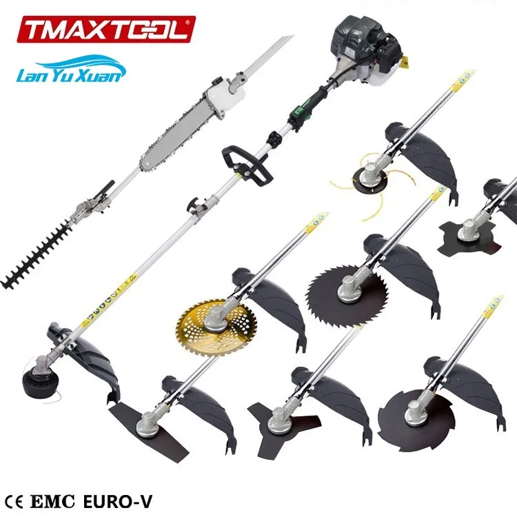 

3.8HP 10 in 1 Multi Function Grass Trimmer Garden Tool Petrol 10 in 1 brush grass cutter