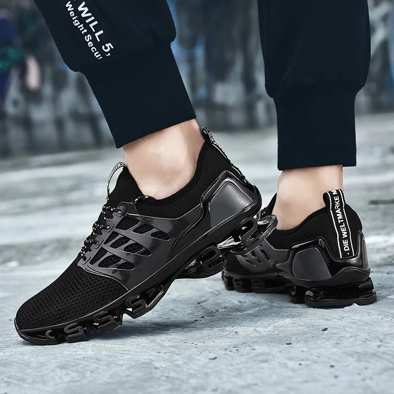 JIEMIAO Classic Running Shoes Fashion Breathable Sports Shoes Outdoor Non-slip Men Sneakers Comfortable Athletic Women Footwear