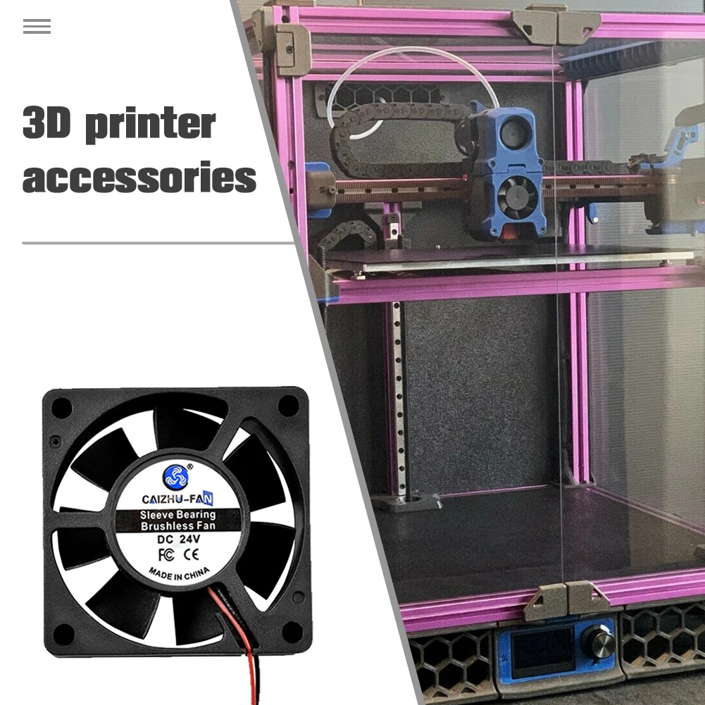 Кулер для 3D-принтера VORON Trident 6020 дюйма 24 В | Компьютеры и офис