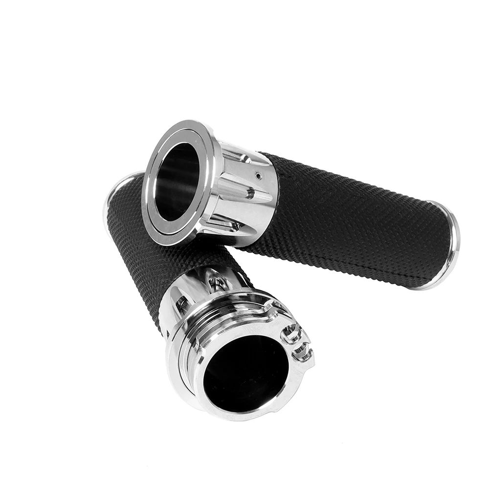 

1" 25mm Hand Grip Handle Bar Electronic Throttle Handleabr Grips for Harley Touring Street Glide Road Glide Softail Dyna FXDLS