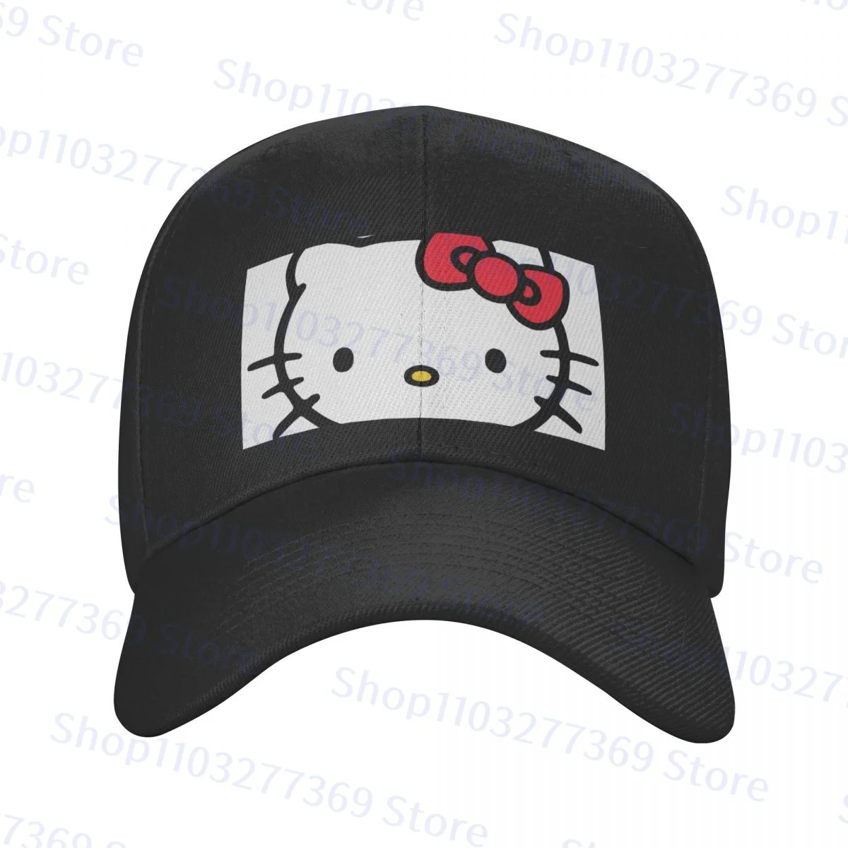 

Hello Kitty Baseball Cap Dad Hat Trucker Hat Adult Snapback Adjustable Fashionable Trendy Hip Hop Hat Low Profile