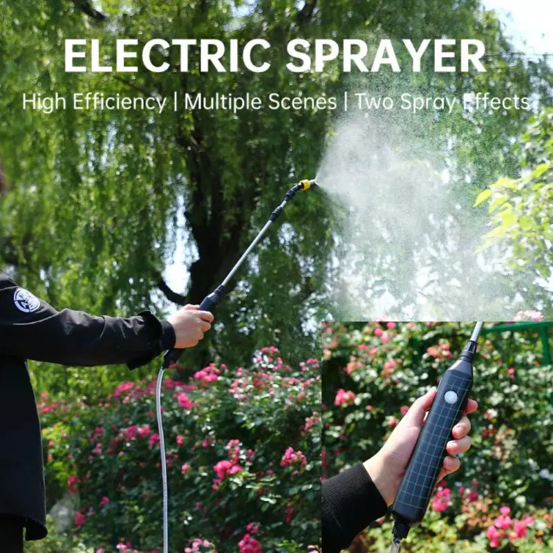 

300cm Electric Plant Mister Sprayer Garden Watering Spray Gun Portable Automatic Electric Spray Gun Nozzle Sprinkler Garden Wate