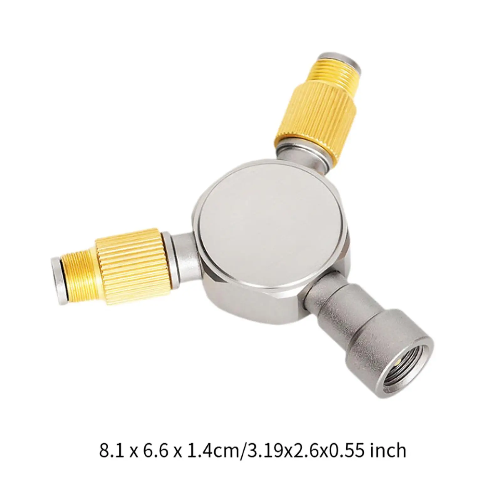 Книстра газового топлива 2-ходовой разветвитель простая сборка аксессуар резьба