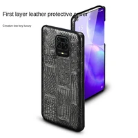 leather phone case for xiaomi redmi note 9s 8 7 k30 mi 10 ultra 9 se 9t mix 2s max 3 poco f1 x2 x3 f2 pro genuine leather cover