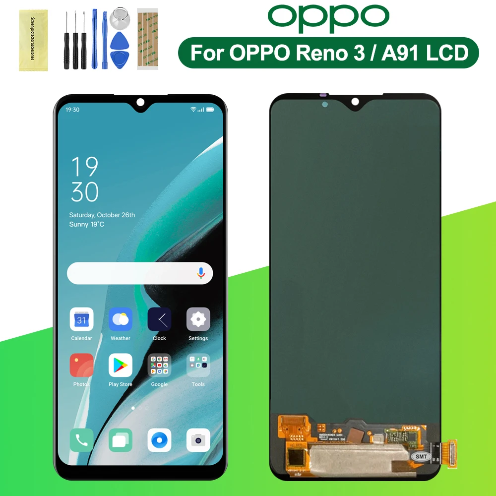 6 4 &quotSuper AMOLED для Oppo A91 PCPM00 CPH2001 CPH2021 ЖК-дисплей OPPO LCD | Мобильные телефоны и