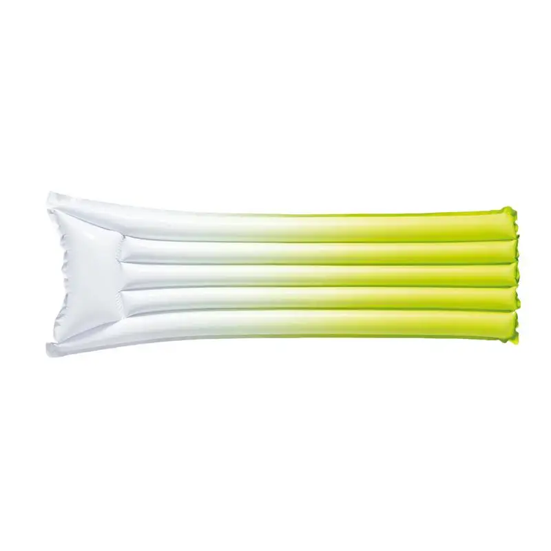 

PVC Inflatable Floating Row Foldable Swimming Pool Summer Water Float Bed Lounge Chair Summer Pool Air Mattresses Gradient Color