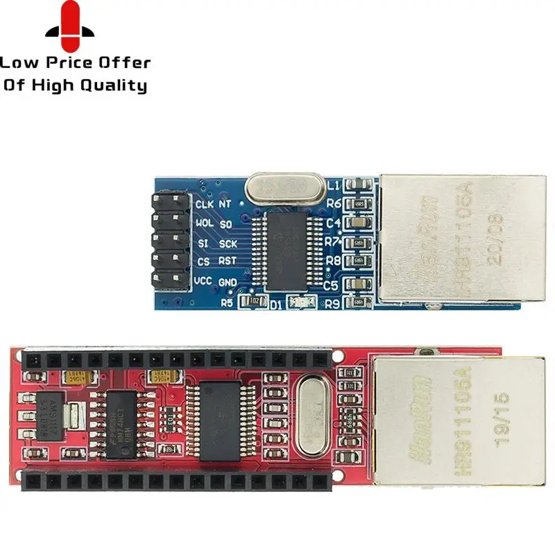 10 шт. Mini ENC28J60 Ethernet Shield/Ethernet Shield для Nano SPI интерфейса сетевой модуль локальной сети
