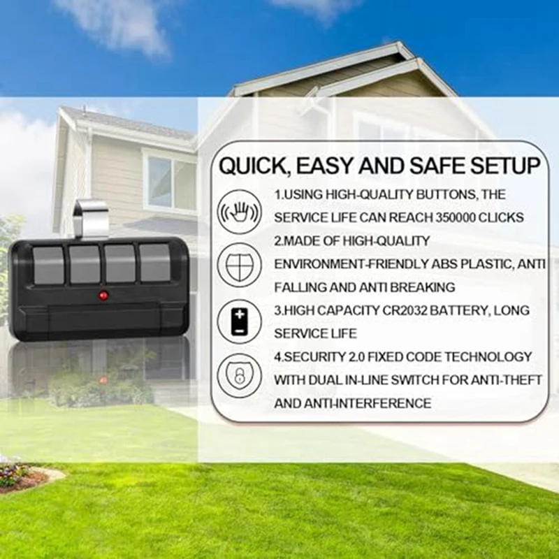 Открывалка для гаражных дверей 894LT с 4 кнопками дистанционные запасные части