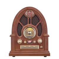 prefect design nostalgic retro wood bluetooth vintage fm am radio cd player with usb playback built in speaker