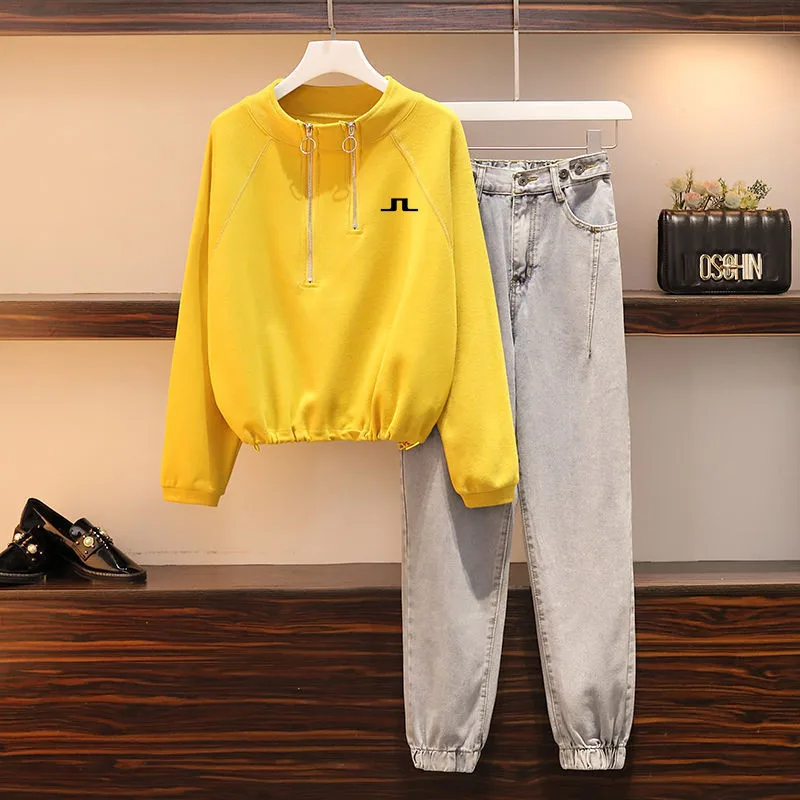 

Malbon Golf 4G Модный повседневный спортивный костюм женский весна-осень 2023 Новый высококлассный тонкий свитер комплект из двух предметов