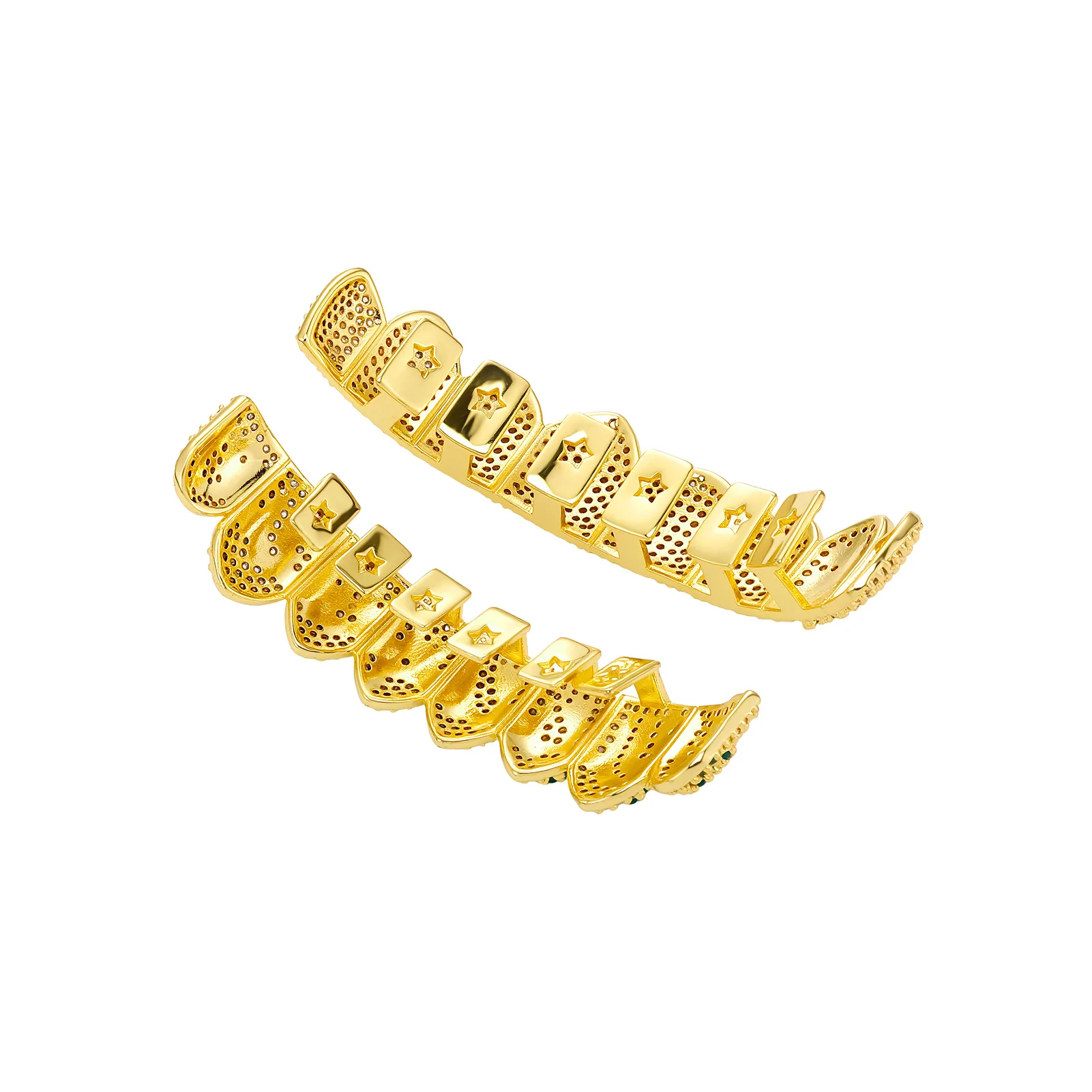 Фото Зубные грилзы TOPGRILLZ Iced Out с узором 8/8 долларов, инкрустированные фианитами, в стиле хип-хоп, блестящие, с циркониевыми вставками, для женщин и мужчин, ювелирные украшения №5