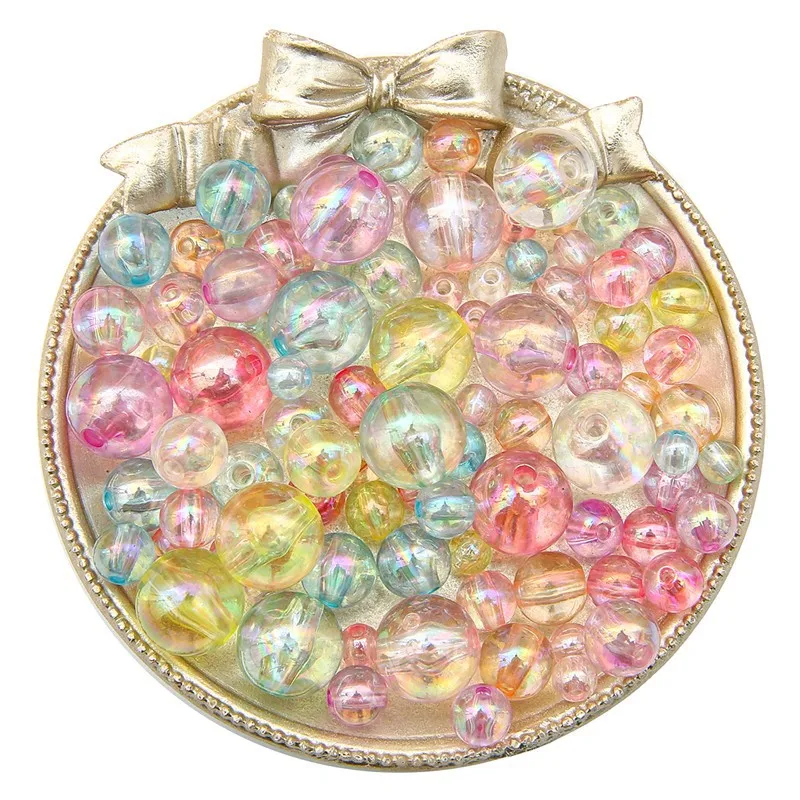 

6/8/10mm Acrylic Transparent Round Beads,DIY ,Loose Beads Wholesale, Jewelry Findings ,Jewelry Making Supplies