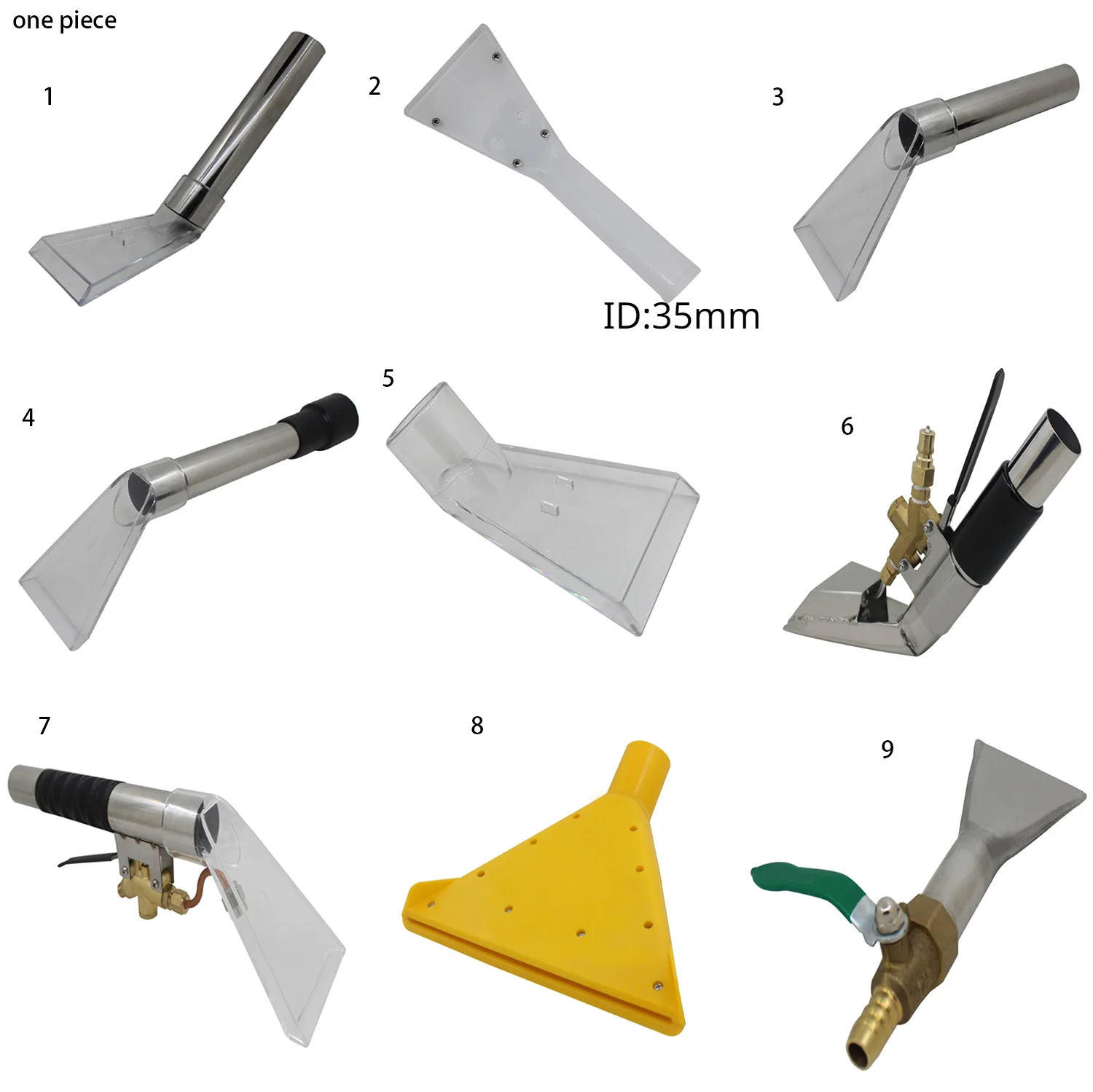 Extraction Nozzle injection extraction vacuum cleaner nozzle for carpet shampoo steam vacuum nozzle upholstery