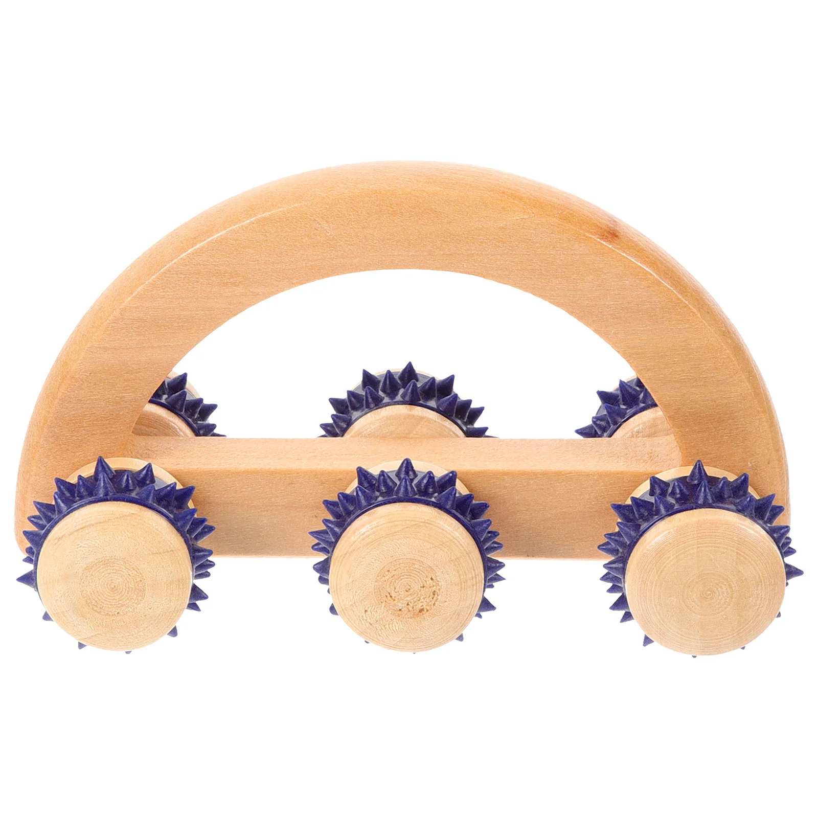 

Roller Massager Hand Massaging Device Wood Tools Calf Supply Lotus Tree Creative Fitness
