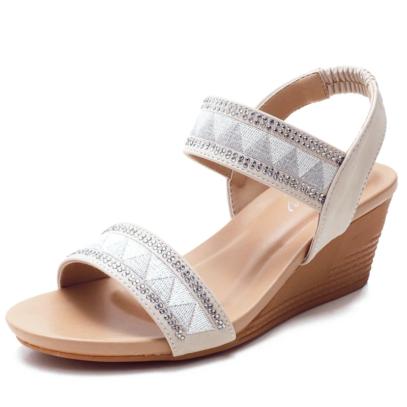 

New Platform Sandals Women Shoes Wedge Sandals Women's Summer Bohemian Thick Sole Open Toe Platform Women Sandals