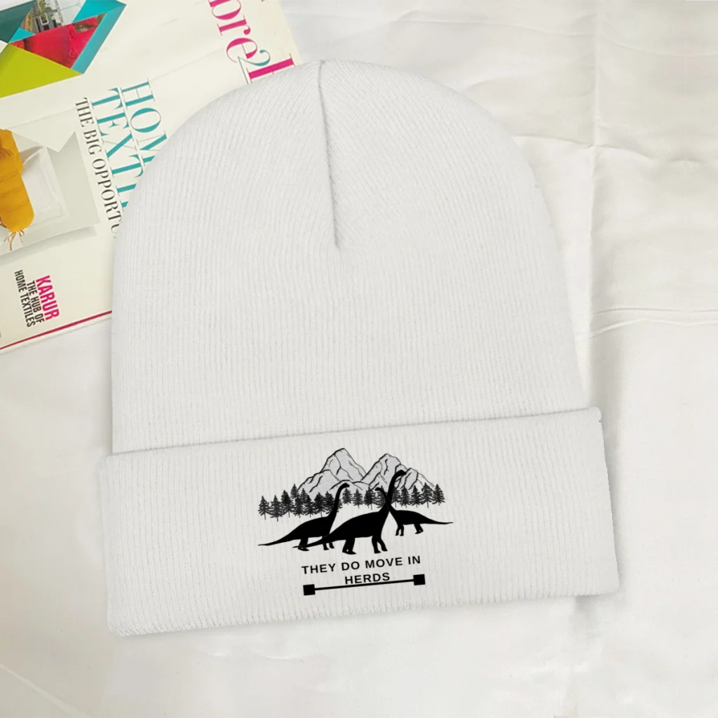 

Трикотажная облегающая шапка динозавры, движущаяся в стаду, мир Юрского периода, герои мультфильмов, шапки, головные уборы, мягкие зимние ша...