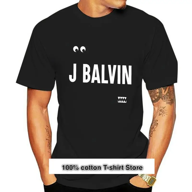 

Attohong hombres J Balvin Vibras música Banda cómoda cuello redondo algodón moda camiseta