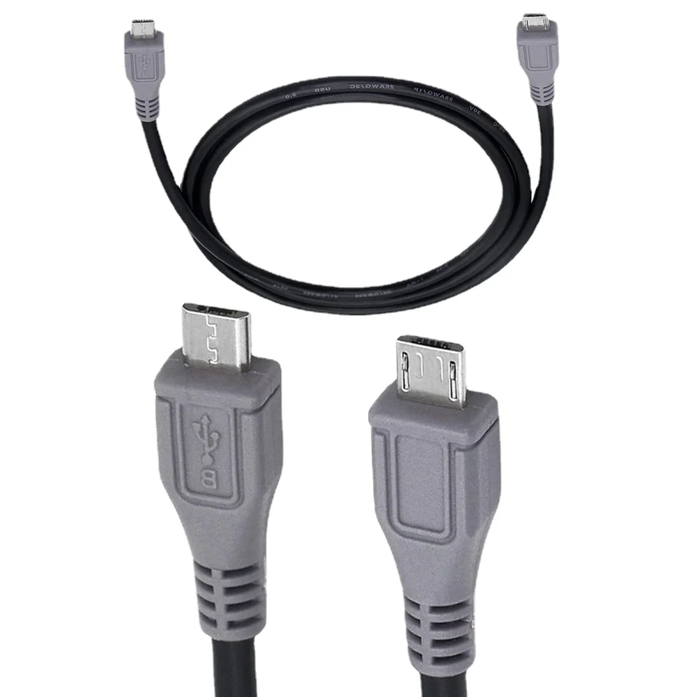 

5 Pin Micro USB Male To Micro USB Male OTG Converter Adapter Lead Data Cable Charging Cord For Phone Tablet