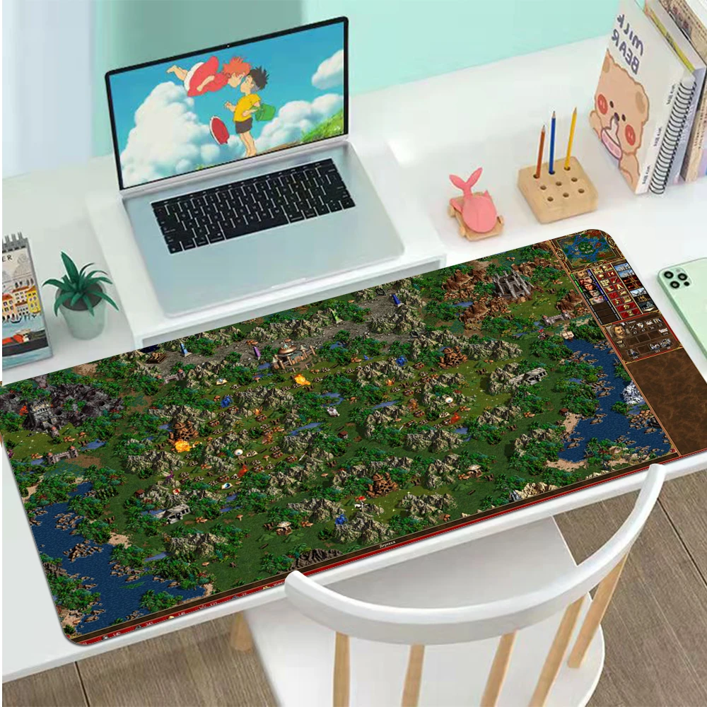 

Heroes of Might and Magic Mousepad Pc Gamer Computer Keyboard Carpet Rubber Laptop Desk Mat LOL CS GO Dywan Cute Mouse Pad