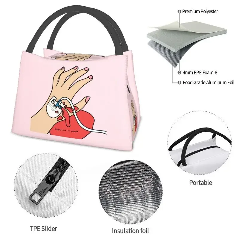 Медицинские Изолированные сумки для обедов врачей медсестер кемпинга