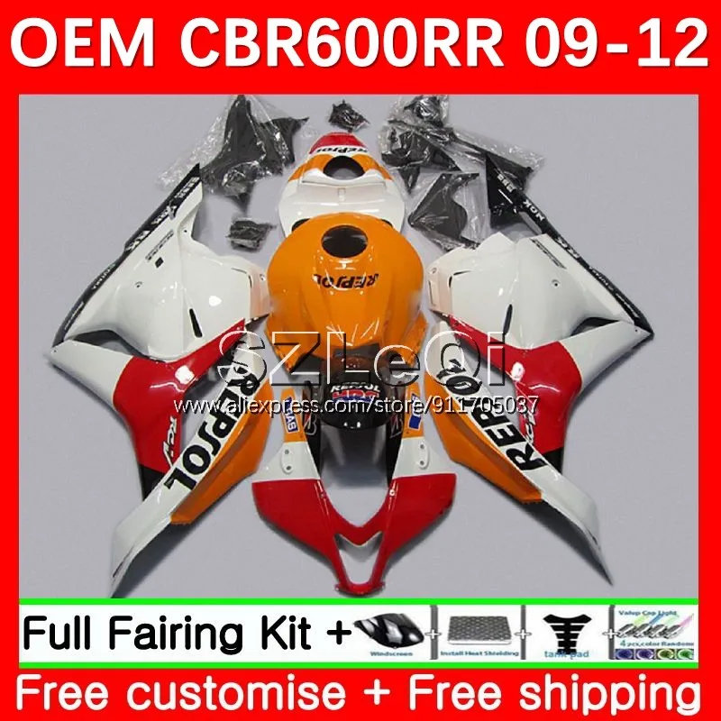 

Repsol инъекция оранжевого цвета для HONDA CBR600RR CBR 600CC 600RR 600 CC F5 09 10 11 12 CBR600 RR 2009 2010 2011 2012 Обтекатели 39LQ.38