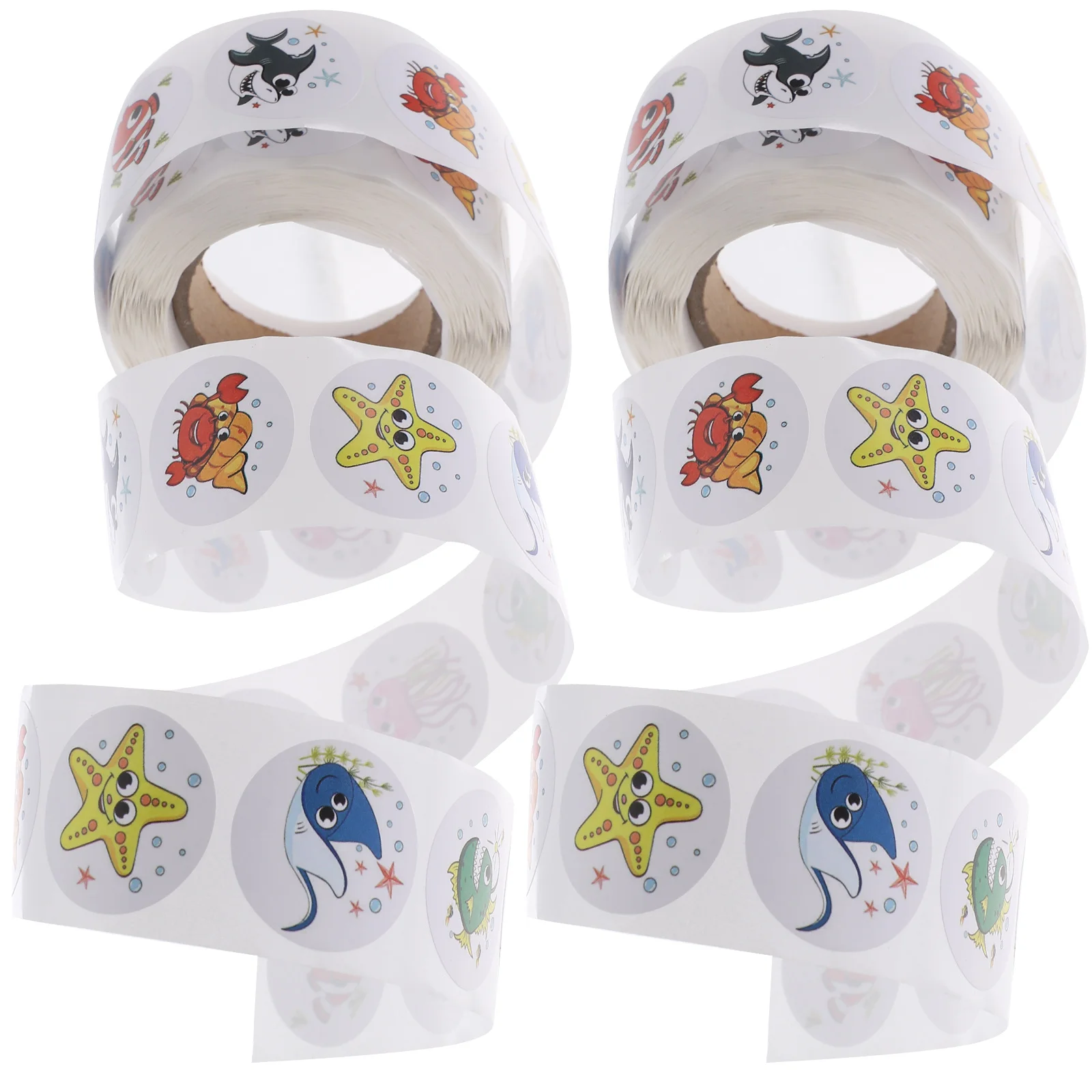 

2 Roll Encouragement Stickers Homework Motivation Decals Gift Ornament Animal Shape Stickers