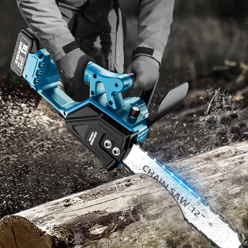12-дюймовая бесщеточная литиевая цепная пила высокой мощности для дома и улицы