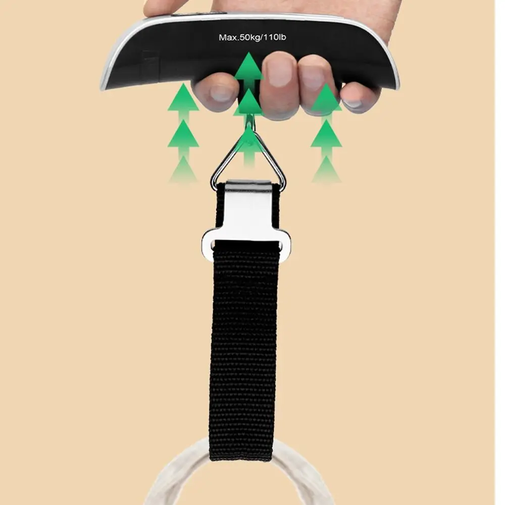 Электронные весы для багажа многофункциональный цифровой подвесной прибор