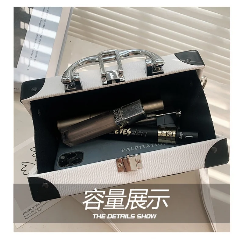 Special-Interest Design Women's Personalized Creative Portable Box Mobile Phone Net Red Shoulder Crossbody Small Square Bag