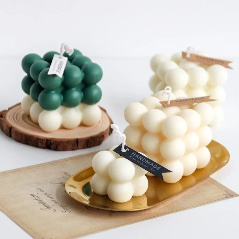 

3D Soy Wax Candle Molds Silicone Mould Aromatherapy Gypsum Candle Diy Candle Moulds Handmade Soap Mold Candle Making Home Decor