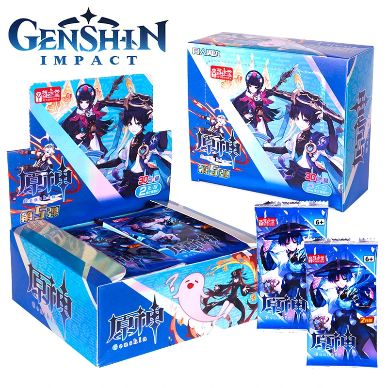 

Original The New Genshin Card Game Anime Bronzing SLR UR PR SSR Thoma Ragnvindr Flash Kids Collection Toys Rare Children's Gift