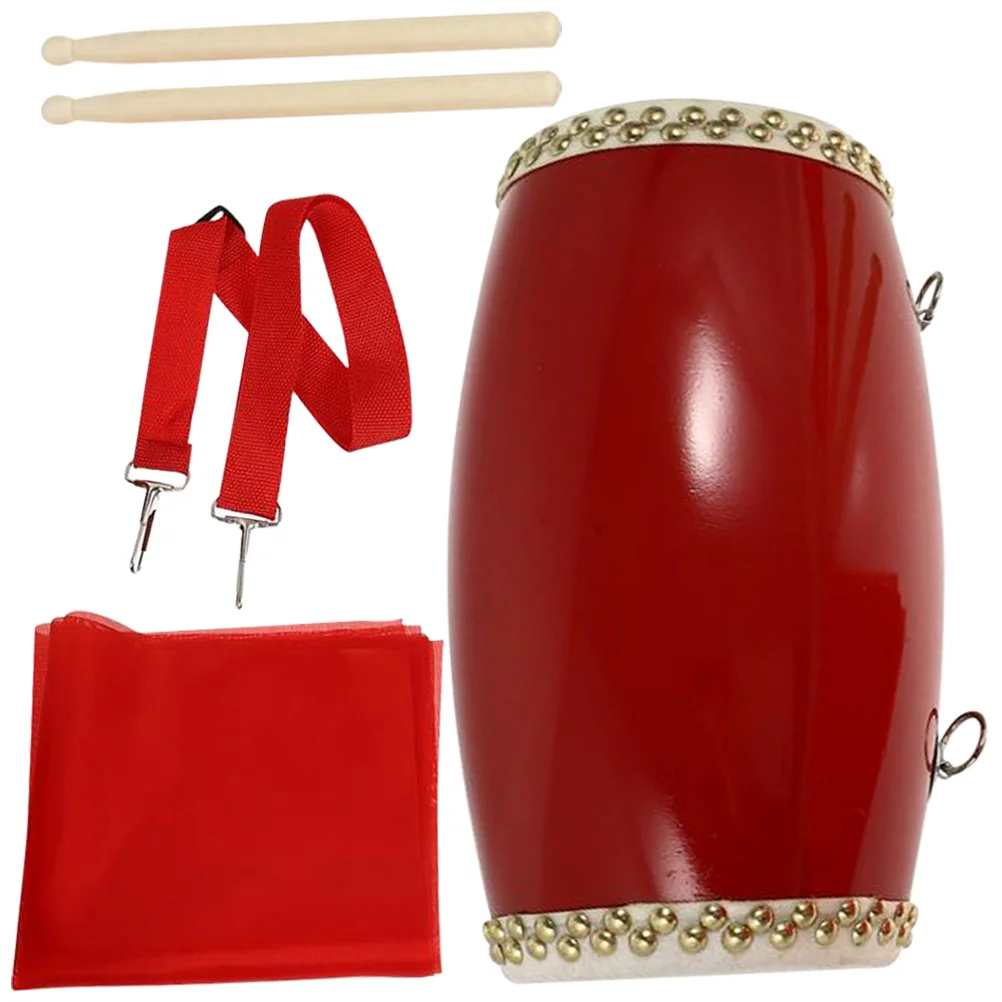 

Drum Waist Simple Hand Instrument Percussion Set Waiste Professional Supplies Traditional Retro Cowhide Chinese Spring Tube Baby