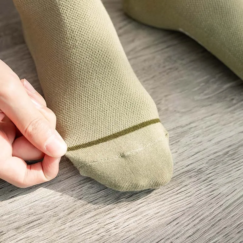 5 Pairs / Pack Men's Cotton Socks Short High Quality New Casual Breatheable Anti-Bacterial Man Ankle Socks Men