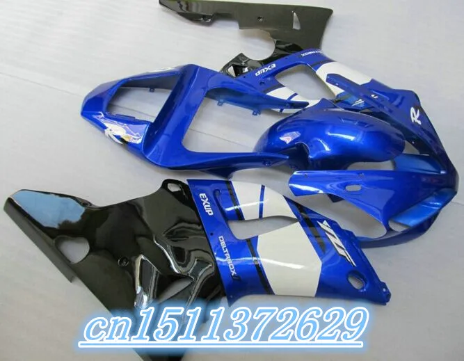 Обтекатель Dor для YZF R1 00-01 YZF-R1 2000-2001 YZF1000 1000 YZFR1 00 01 2000 синего белого черного D