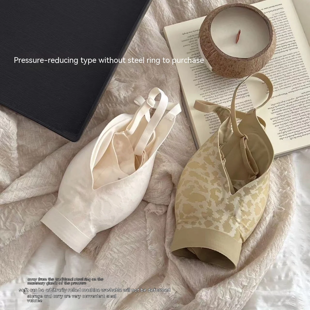 Летний женский бюстгальтер с леопардовым принтом и глубоким V-образным вырезом