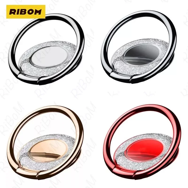 

360 Degree Mobile Popular Magnet Holder Metal Finger Stand Plastic Tablet Holder Desk Desktop