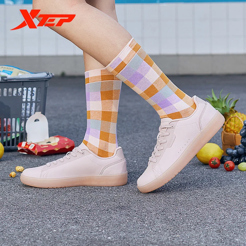 Кроссовки Xtep Женские Классическая Повседневная обувь в стиле ретро простая и