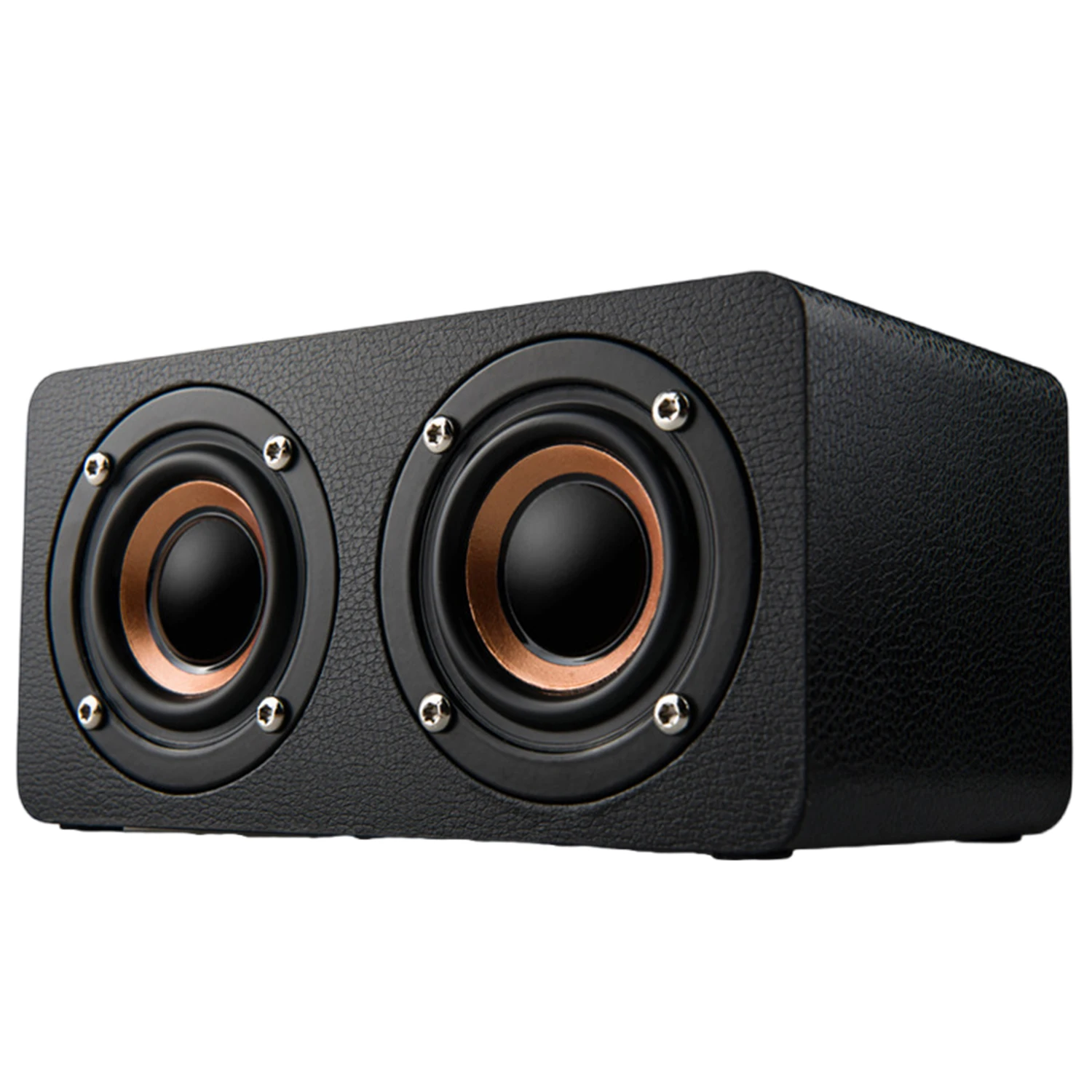 

Портативный Bluetooth-динамик, 3D Стерео Звучание для дома и улицы, деревянный резонансный беспроводной динамик, поддержка TF/AUX/карты памяти