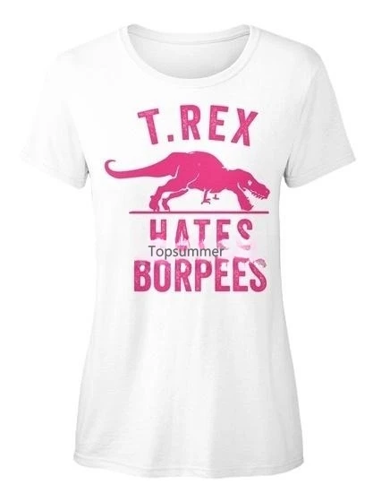 

T Rex Hates Burpees Standard Women'S T-Shirt