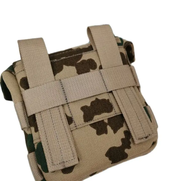 Outdoor German ES Night Vision Instrument Bag Tactical Tank Top Belt Accessory Bag, Sandspot Camo Original Fabric