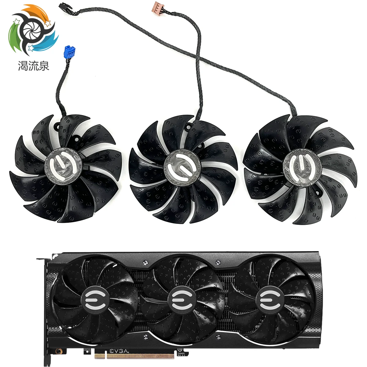 

87MM PLD09220S12H 4Pin RTX3080 RTX3070 Graphics Card Fans Replacement For EVGA GeForce RTX 3070 3080 TI 3090 FTW3 Cooler Fan