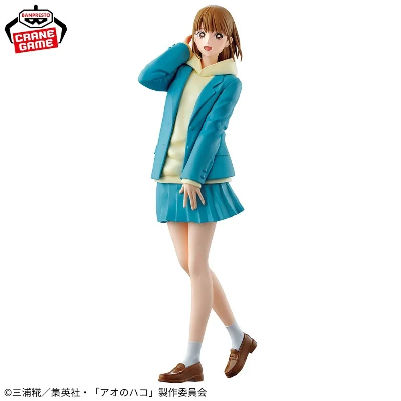 Bandai Original Banpresto Blue Box Ao no Hako Kano Chinatsu Chouno Hina Seifuku ПВХ Фигурка Модель Коллекционная