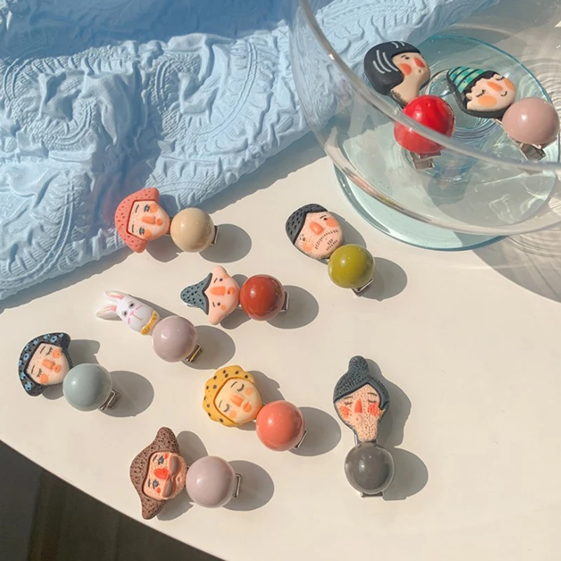 

Корейские милые Новые забавные заколки для волос для детей мини заколки для волос заколки для малышей головной убор для девочек Детские акс...