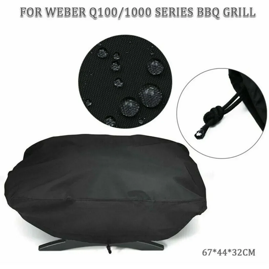 Устойчивый чехол для гриля УФ-водонепроницаемый Weber полиэстер портативный Q1000