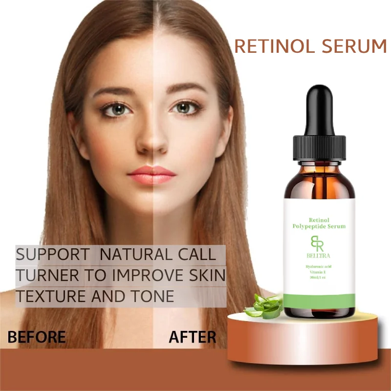 

Retinol Facial Serum Firming Lifting Anti-Aging Moisturizer Whitening Wrinkle Fine Lines Remove Spots Face Skin Care Serum