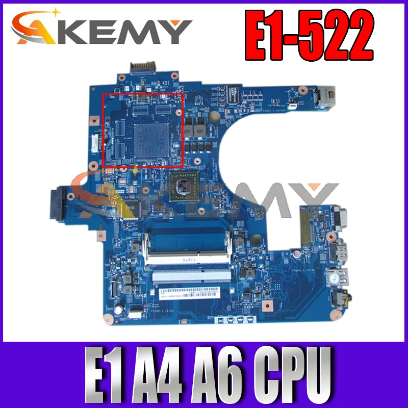 

Материнская плата AKEMY для ноутбука Acer aspire E1-522 NE522, материнская плата EG50-KB MB 12253-3M, материнская плата E1 A4 A6 AMD CPU GM DDR3