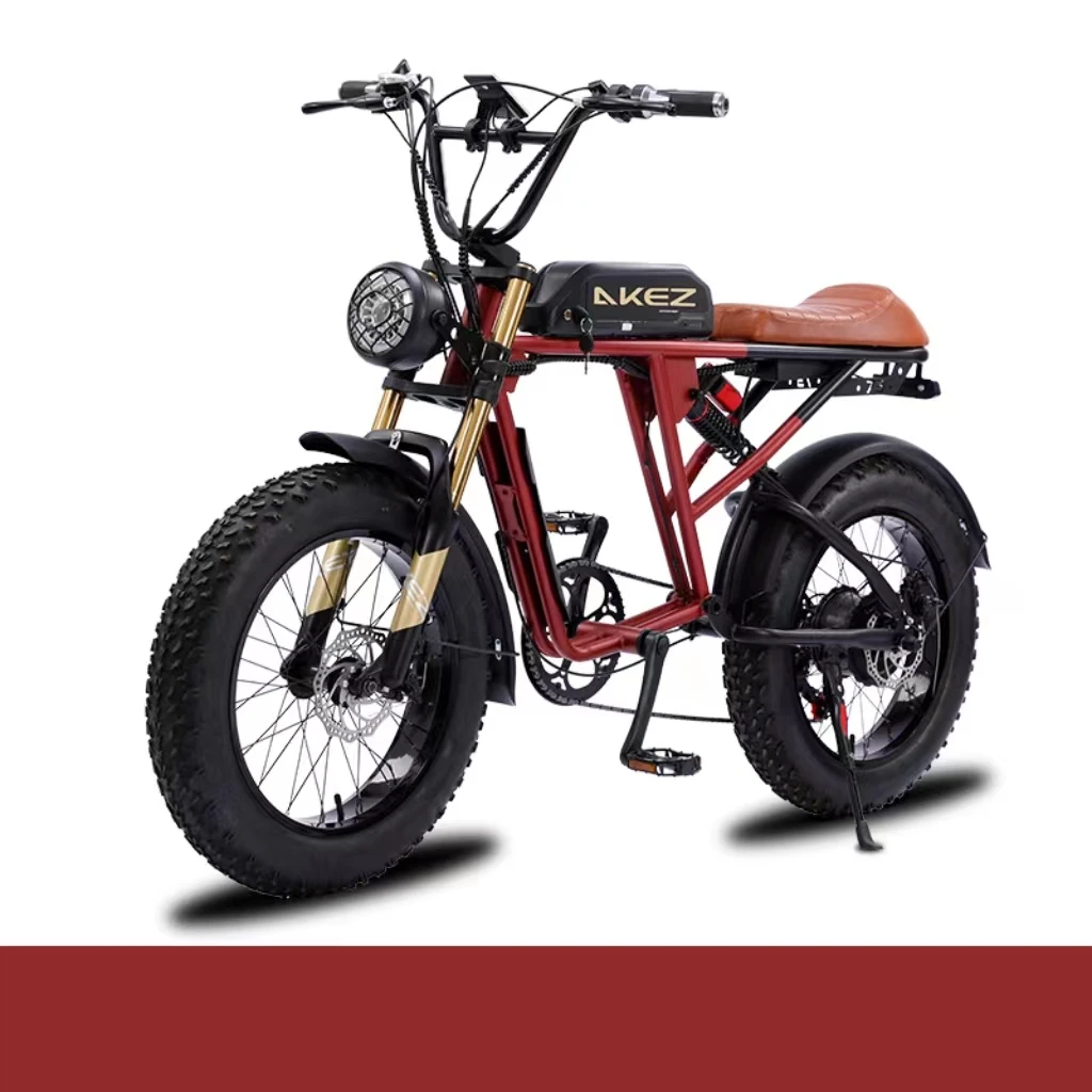 

new super cool long range road 20 inches ready to ship 73 dual battery town vintage electric fat bike ebike