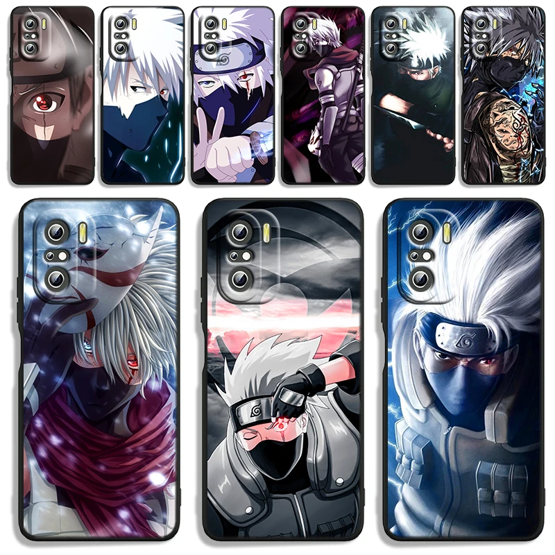 

Naruto copy ninja Kakashi Phone Case For Xiaomi Redmi Note 11 10S 10 9T 9S 9 8T 8 7 Pro Plus Max 5G Silicone TPU Cover