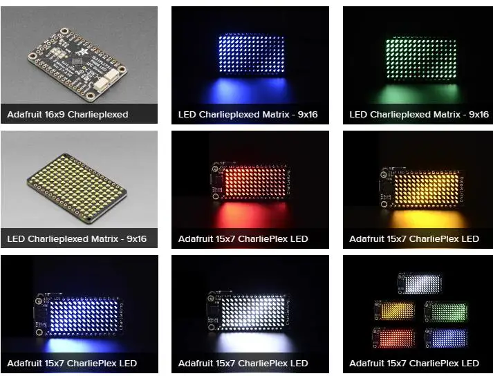 

Fly thinking Dili Asia светодиодная матрица 9x16 желтый
